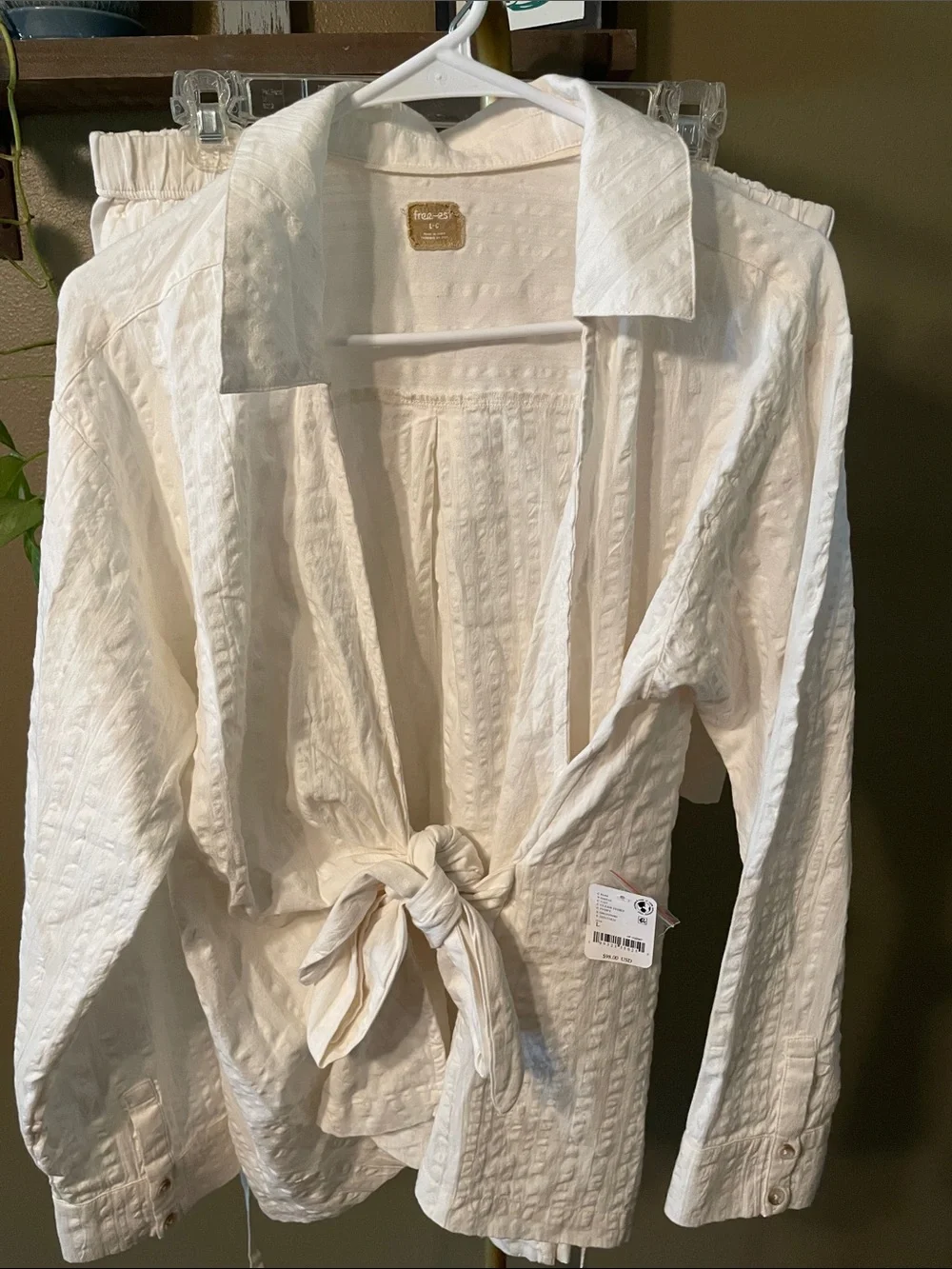 NWT *Current* Free People Indie Shirt set